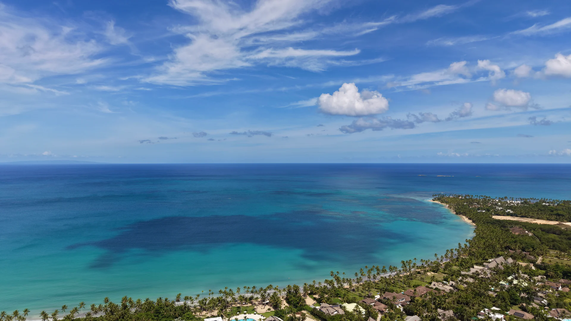 Las Terrenas coastline